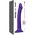 Фиолетовый фаллоимитатор-насадка Strap-On-Me Dildo Dual Density size M - 18 см., цвет фиолетовый - Strap-on-me