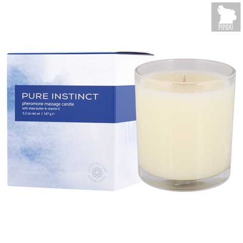 Свеча для массажа с феромонами Pure Instinct True Blue 147 г - Pure Instinct