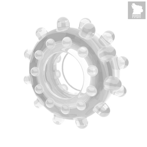 Прозрачное эрекционное кольцо POWER PLUS Cockring, цвет прозрачный - LoveToy