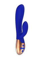 Вибратор Heating G-spot Vibrator Exquisite Blue SH-ELE002BLU - Shots Media