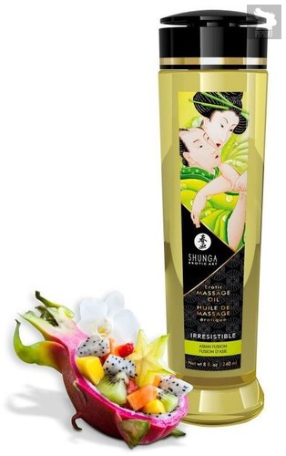 Массажное масло с ароматом азиатских фруктов Irresistible - 240 мл. - Shunga Erotic Art