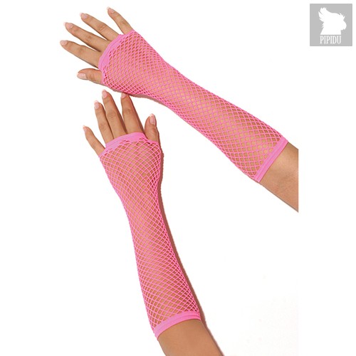 Перчатки Long Fishnet Gloves в сетку, OS - Electric Lingerie