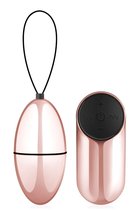 Розовое виброяйцо New Vibrating Egg с пультом ДУ, цвет розовый - EDC Wholesale