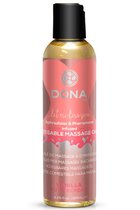 Вкусовое массажное масло DONA Kissable Massage Oil Vanilla Buttercream 125 мл - DONA by JO