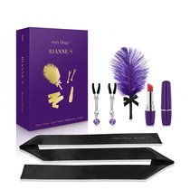Эротический набор Ana s Trilogy Set I, цвет фиолетовый/черный - Rianne s