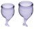 Набор фиолетовых менструальных чаш Feel secure Menstrual Cup, цвет фиолетовый - Satisfyer