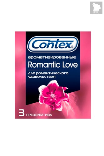 Презервативы с ароматом CONTEX Romantic - 3 шт. - CONTEX
