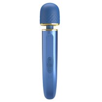 Синий wand-вибромассажер Colorful Massager - 24 см., цвет синий - Baile