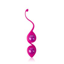 Вагинальные шарики с хвостиком Cosmo, цвет розовый - Bioritm