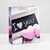 Подарочный пакет "I love you" - 32 х 26 см., цвет розовый/серый - Сима-Ленд
