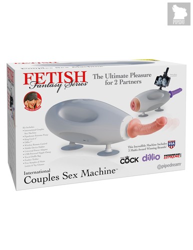 Секс-машина для пар с пультом ДУ Fetish Fantasy Series, цвет белый - Pipedream