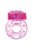 Розовое эрекционное виброкольцо из эластичного геля, цвет розовый - Toyfa