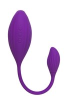 Фиолетовый вакуумный стимулятор клитора Ginny с виброяйцом, цвет фиолетовый - Jos