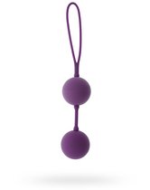 Вагинальные шарики на силиконовой связке GOOD VIBES THE PERFECT BALLS, цвет фиолетовый - Dream toys
