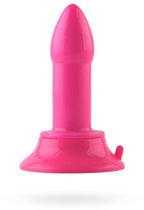 Анальная пробка Popo Pleasure с широким основание, цвет розовый - Toyfa