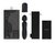 Черный клиторальный стимулятор Bthrilled Premium - 21 см., цвет черный - B Swish
