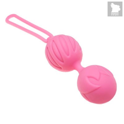 Вагинальные шарики Geisha Lastic Ball, размер L, цвет розовый - Adrien Lastic