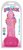 Розовый гелевый фаллоимитатор Slim Stick with Balls - 15,2 см., цвет розовый - XR Brands