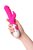 Розовый вибратор A-Toys Mist - 25,4 см., цвет розовый - Toyfa