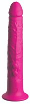 Ярко-розовый вибромассажер-реалистик с присоской Classix Wall Banger 2.0 - 19,1 см., цвет розовый - Pipedream