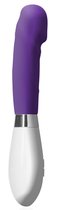 Фиолетовый вибратор Asopus - 21 см., цвет фиолетовый - Shots Media