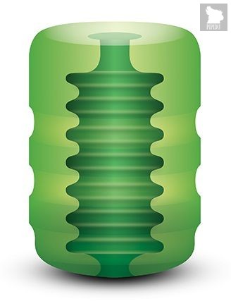 Зеленый портативный мастурбатор Zolo Original Pocket Stroker, цвет зеленый - Zolo