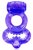 Фиолетовое эрекционное виброкольцо с шипами, цвет фиолетовый - Bioritm