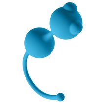 Вагинальные шарики Emotions Foxy, цвет голубой - Lola Toys