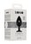 Черная анальная пробка N 91 Self Penetrating Butt Plug - 9,5 см., цвет черный - Shots Media