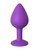 Анальная пробка со стразом среднего размера Fantasy For Her Her Little Gem Medium Plug, цвет фиолетовый - Pipedream