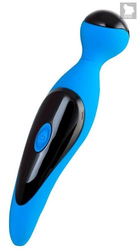 Голубой вибростимулятор COSMY - 18,3 см., цвет голубой - Toyfa