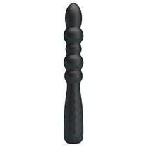 Черный гнущийся вибратор Monroe - 18,5 см., цвет черный - Baile