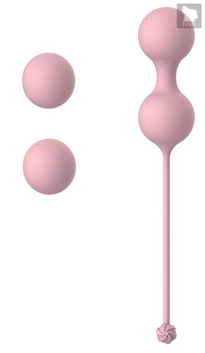 Набор розовых вагинальных шариков Love Story Diva, цвет розовый - Lola Toys