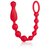 Анальная цепочка Colt Max Beads - 28 см, цвет красный - California Exotic Novelties