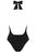 Слитный женский купальник Acantila, цвет черный, S - Obsessive