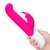 Розовый вибромассажер для G-точки Come hither G-Spot Rabbit - 24,5 см., цвет розовый - Rabbit Essentials