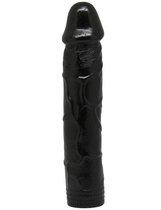Черный гнущийся фаллоимитатор - 18 см., цвет черный - Eroticon