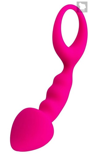 Розовая анальная втулка Bong - 12,5 см., цвет розовый - Toyfa