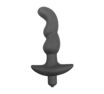 Чёрный анальный вибратор Sexual Health and Pleasure - 11,8 см., цвет черный - Bioritm