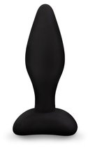 Черная анальная втулка - 9,5 см., цвет черный - Brazzers