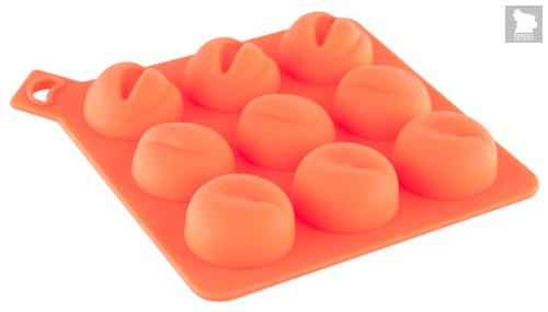 Формочка для льда оранжевого цвета, цвет оранжевый - Toyfa