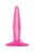 Анальная пробка Basix Rubber Works - Mini Butt Plug, цвет розовый - Pipedream