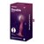 Малиновый фаллоимитатор Double Ball-R - 17,8 см., цвет малиновый - Satisfyer