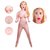 Надувная секс-кукла с вибрацией Синди, цвет телесный - Bior toys
