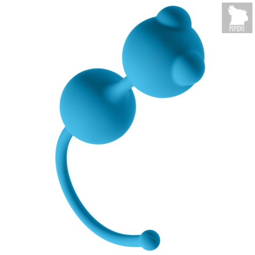 Вагинальные шарики Emotions Foxy, цвет голубой - Lola Toys