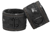 Черные джинсовые наножники Roughend Denim Style, цвет черный - Shots Media