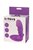 Фиолетовый вибратор для ношения в трусиках, цвет фиолетовый - Toyfa