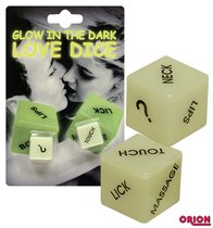 Кубики для любовных игр Glow-in-the-dark с надписями на английском - ORION