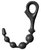 Анальная цепочка Anal Fantasy Collection EZ-Grip Beads, цвет черный - Pipedream