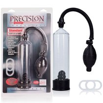 Вакуумная помпа Precision Pump - Standard, цвет черный/прозрачный - California Exotic Novelties